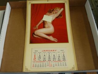 Marilyn Monroe Nude 1955 Calendar