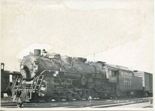6ee559 Rp 1961? At&sf Santa Fe Railroad Engine 3714
