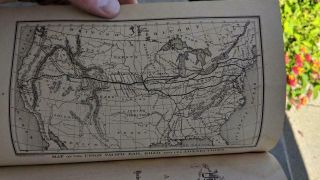 UNION PACIFIC RAILROAD ACROSS THE CONTINENT WEST FROM OMAHA 1868 BOOKLET RARE 5