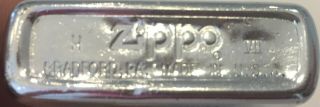 Collectable Zippo Lighter : HARLEY - DAVIDSON : Chrome,  Dated to 1991. 3