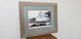 Ohio Bicentennial Barn 2003 Licking County Oh - Frame/matted Print