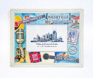 Nashville (2) Photo Frames With Colorful Collage Design Scenes Of Nashville