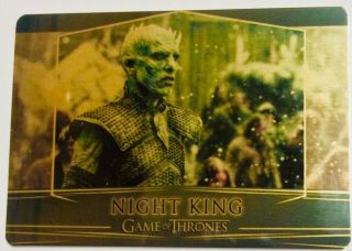 Game Of Thrones Valyrian Steel Gold Metal Night King 091/100/listing/is For/o