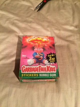 1986 Garbage Pail Kids Series 3 Wax Box 48 Packs