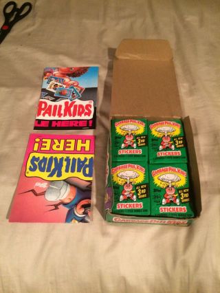 1986 Garbage Pail Kids Series 3 wax box 48 packs 6