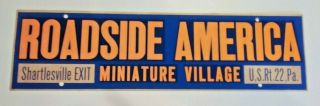Nos Vintage Day - Glo Cardboard Advertising Sign Roadside America Shartlesville Pa
