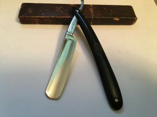 Vintage 5/8” H.  Boker & Co.  101 Red Injun Razor Shave Ready Made In Germany