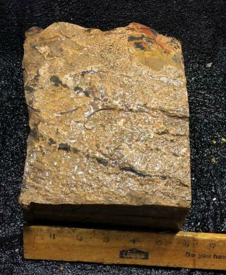 Z Indian Paint Stone Faced Rough 17 Lbs 7