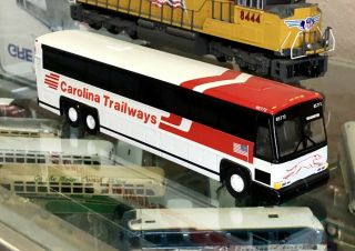 Custom Corgi MCI Carolina Trailways Model Bus Toy 1/50 Scale 2