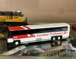Custom Corgi MCI Carolina Trailways Model Bus Toy 1/50 Scale 6