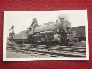 Antique Detroit Toledo & Ironton Railroad Locomotive 200 Photo Springfield Ohio