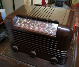 Rca Model 56x11 Am/sw Ac/dc Table Radio