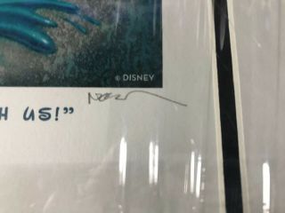 - LE Disneyland Magic Framed Disney Art Print By Noah Signed 305/950 15x13 4