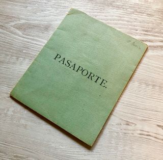 Mexico Collectible 1919 Passport Issued At London With Us Visa Rare