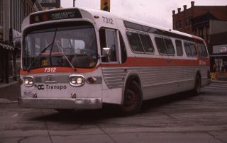 Oc Transpo Gmc Transit Bus - Number - 7312 - Orig Kr - Rals619