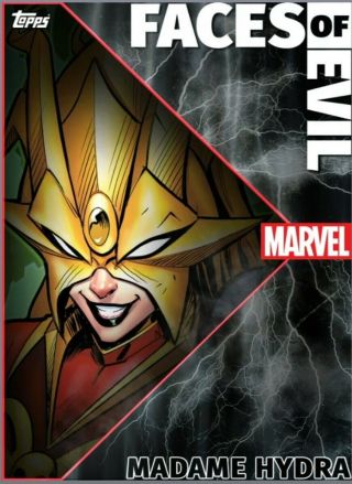 Topps Marvel Collect Card Trader Faces Of Evil Madame Hydra Motion