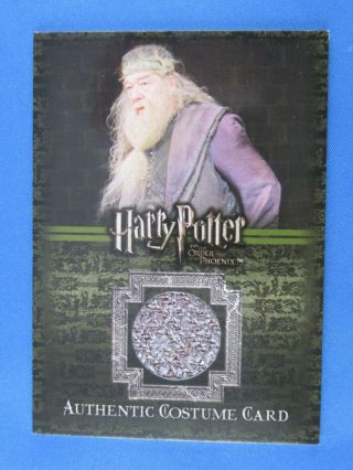 Harry Potter Order Of The Phoenix / Costume Card Dumbledore 257/560