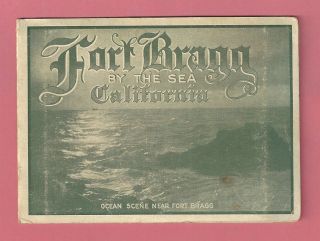 Fort Bragg California 1920s Fold - Out Brochure