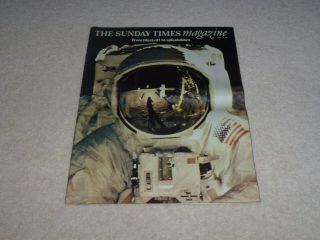 Apollo 11 Moon Landing Sunday Times Mag From Aug 10th 1969 50 Year Ann