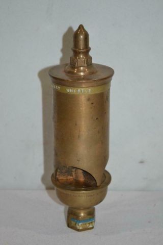 Antique Crosby Brass Steam Whistle From 1908 Nyc Subway