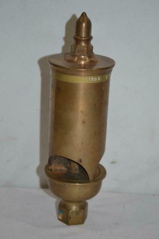 Antique Crosby Brass Steam Whistle from 1908 NYC Subway 3