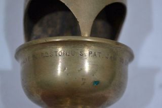 Antique Crosby Brass Steam Whistle from 1908 NYC Subway 6