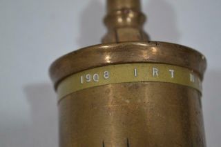 Antique Crosby Brass Steam Whistle from 1908 NYC Subway 8