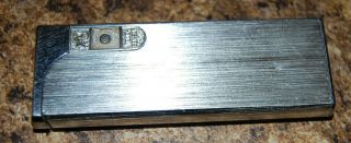 Vintage Colibri Touch - Sensor Brushed Stainless Toned Pocket Lighter Not