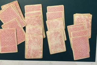 Civil War Era No Numbers Andrew Dougherty Excelsior Playing Cards Deck US 1800s 12