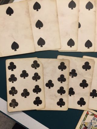 Civil War Era No Numbers Andrew Dougherty Excelsior Playing Cards Deck US 1800s 4