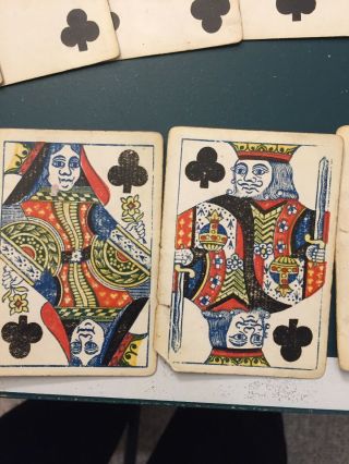 Civil War Era No Numbers Andrew Dougherty Excelsior Playing Cards Deck US 1800s 5