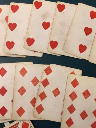 Civil War Era No Numbers Andrew Dougherty Excelsior Playing Cards Deck US 1800s 9