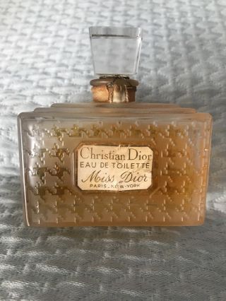Christian Dior Vintage Perfume Bottle Factice Miss Dior Paris York