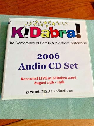 2006 - Audio Cd Set From Kidabra Conference - 8 Sessions Recorded Live