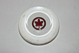 Vintage Air Canada Airlines Glass Paperweight Airline Collectible Canada Logo S5
