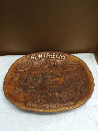 Vintage Taco Orleans Souvenir Plate