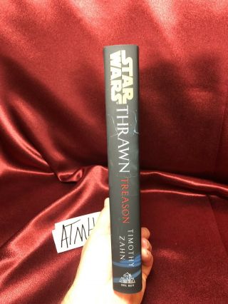 In Hand SDCC2019 Del Rey Thrawn Treason Hardcover Signed Star Wars Book LE 5