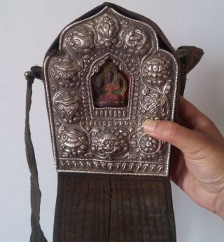 Tibetan Buddhist Large Buddha Ghau Box/amulet - Nepal