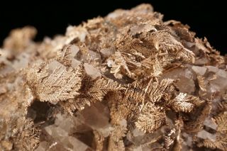 UNIQUE Native Silver with Calcite HIMMELSFURST MINE,  GERMANY - Ex.  Robertson 10