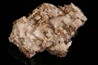 UNIQUE Native Silver with Calcite HIMMELSFURST MINE,  GERMANY - Ex.  Robertson 7