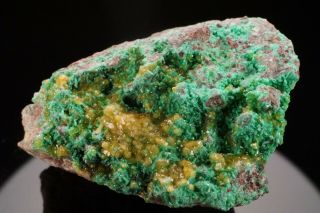 RARE Cadmium Willemite & Zincolivenite Crystal TSUMEB,  NAMIBIA - Ex.  Flynn 4