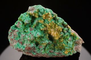 RARE Cadmium Willemite & Zincolivenite Crystal TSUMEB,  NAMIBIA - Ex.  Flynn 7