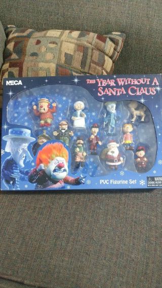 The Year Without A Santa Claus Set Mini 11 Figurines Pvc Neca Rare