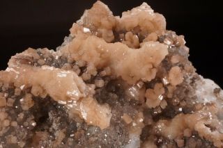 UNIQUE Pyromorphite Crystal Cluster on Quartz BAD EMS,  GERMANY - Ex.  Robertson 5