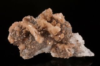 UNIQUE Pyromorphite Crystal Cluster on Quartz BAD EMS,  GERMANY - Ex.  Robertson 6