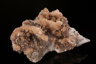 UNIQUE Pyromorphite Crystal Cluster on Quartz BAD EMS,  GERMANY - Ex.  Robertson 8