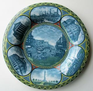 R&m Rowland & Marsellus Souvenir China 10 " Plate Of Orleans La W Canal St