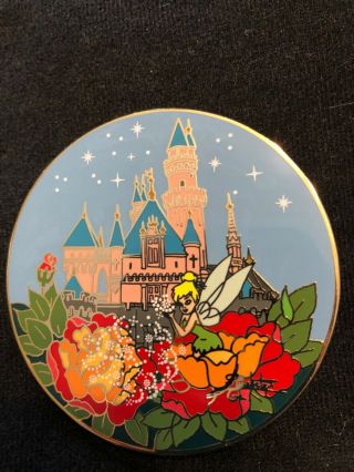 Disney Pins Limited Edition Le 100 Elizabete Gomes Tinker Bell Castle Flowers