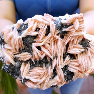 Very Fine Large 4 1/2 Inch World Class Barite Crystals With Cerussite