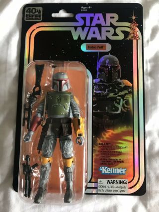 Sdcc Exclusive Hasbro Star Wars Black Series 6 - Inch Boba Fett Figure In - Hand